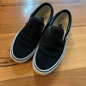 Black Slip on Vans